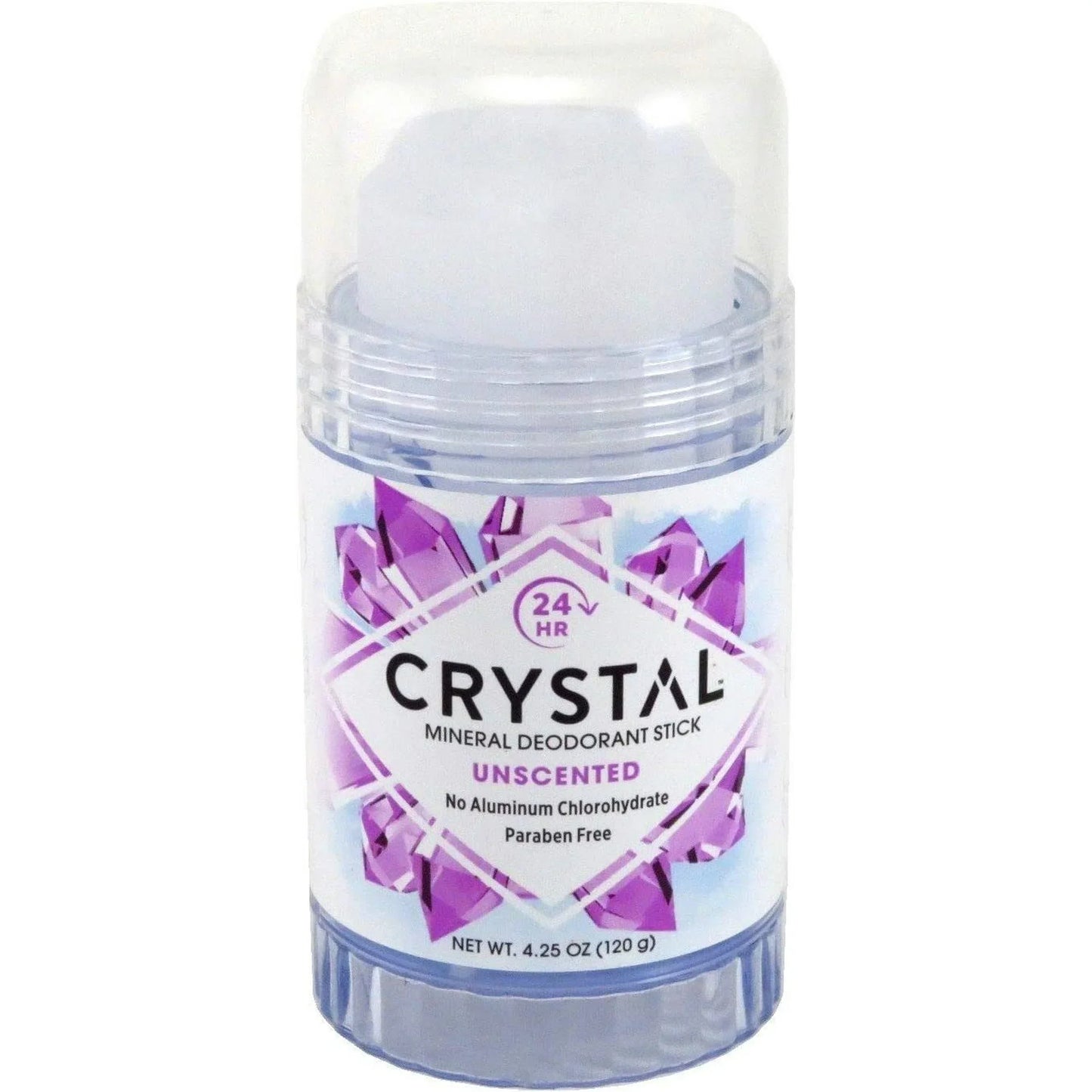 Crystal Body Unscented Deodorant Stick - 4.25 Oz - Pack of 3