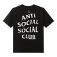 Anti Social Social Club ASSC x Case Study Flag Men T-Shirt Black