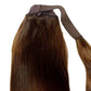 Dark Brown 100% Human Hair Ponytail Extension