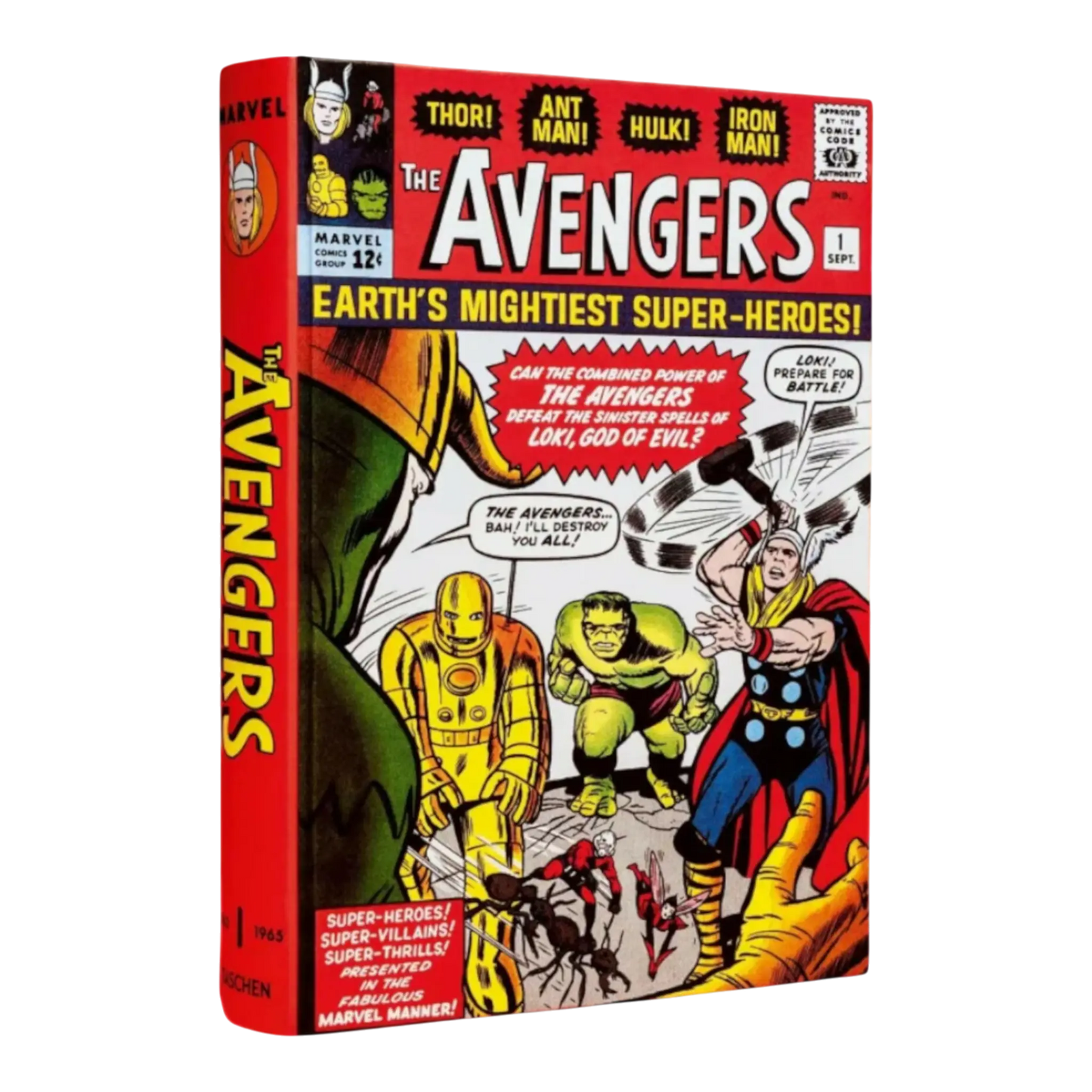 Taschen Marvel Comics Library Avengers Vol. 1 1963–1965 Hardcover Book Orange Book