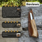 Detail Wood Carving Knife with Leather Sheath, Blade 5 cm (1.97 inches)