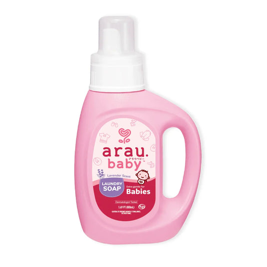 Arau.baby - Baby Laundry Soap, 1.69 pt (Pack of 8) - Gentle Plant-Based