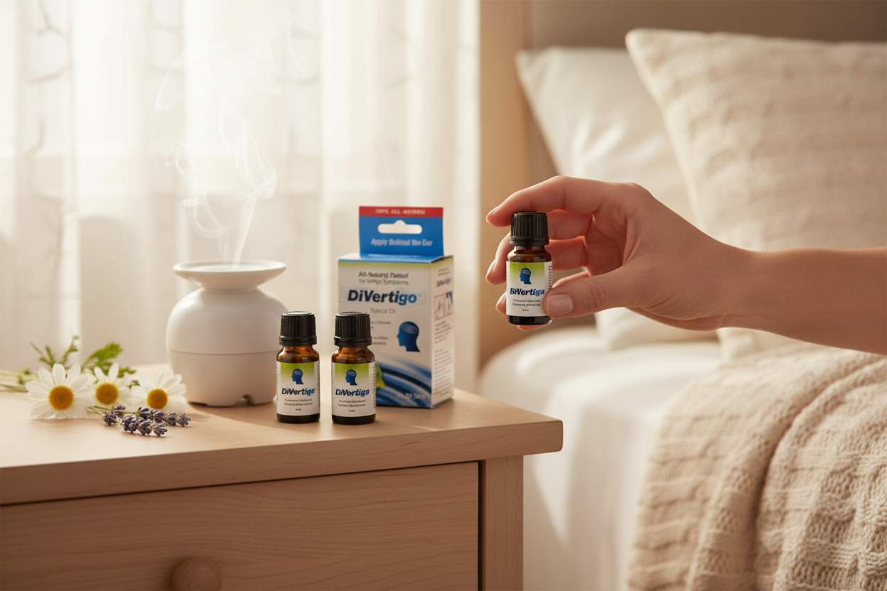DiVertigo - Essential Topical Oil Blend for Vertigo & Dizziness Relief (0.17 fl oz) - Pack of 3