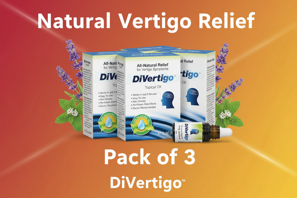 DiVertigo - Essential Topical Oil Blend for Vertigo & Dizziness Relief (0.17 fl oz)
