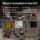 DIY Beaver Carving Kit – Wood Art Set with V-Chisel & Video Guide