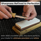 Double-Sided Sharpening Stone with Optional Wooden Stand – Grit #3000 / #8000