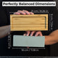 Double-Sided Sharpening Stone with Optional Wooden Stand – Grit #400 / #1000
