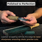 Dual-Sided Leather Paddle Strop For Hook Knives & Gouges