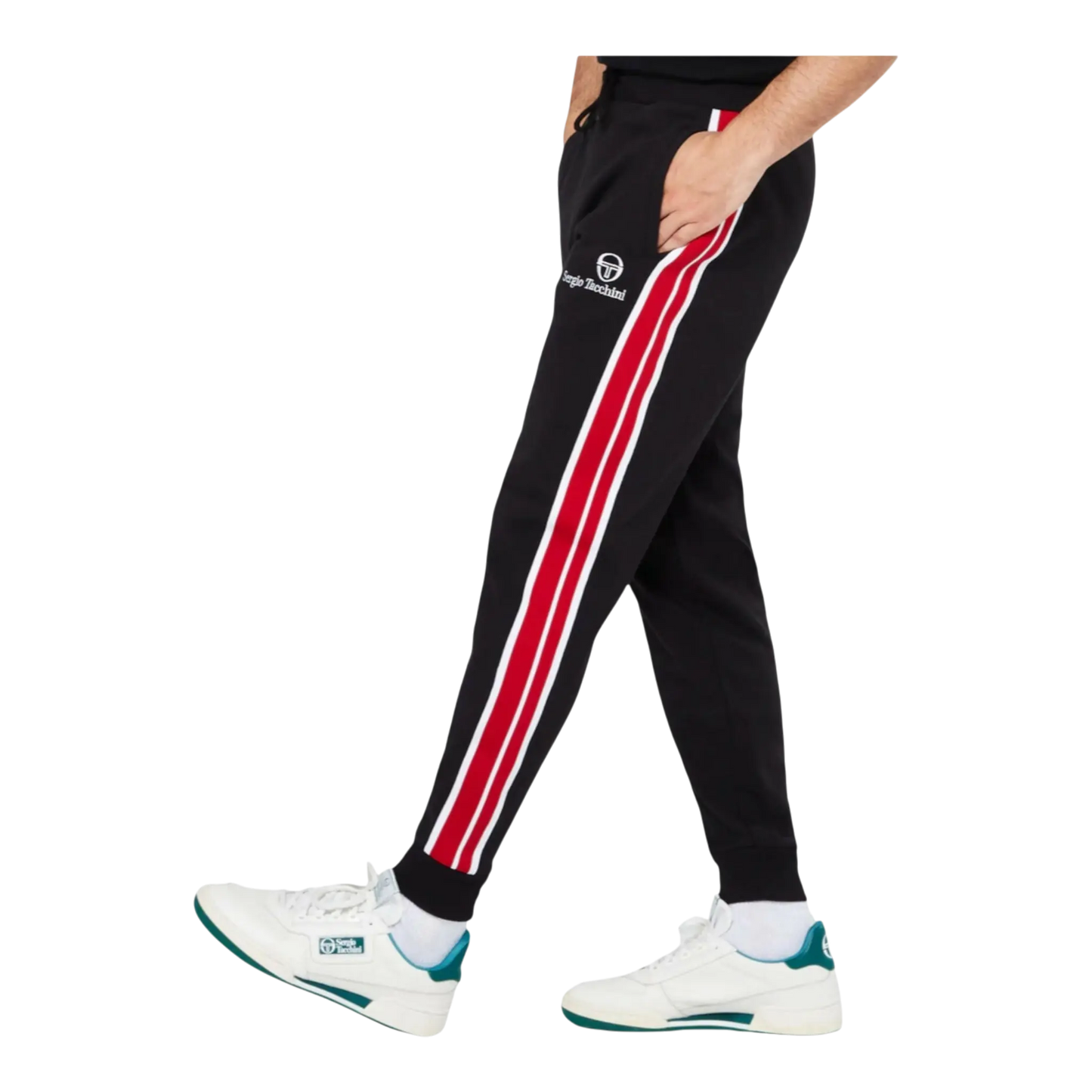Sergio Tacchini Tingo Archivio Men Jogger Pants Black