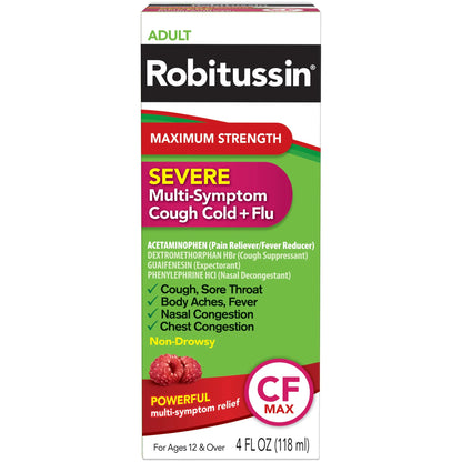 Robitussin Multi-Symptom Comfort Support, Cough & Cold Formula, 4 fl oz