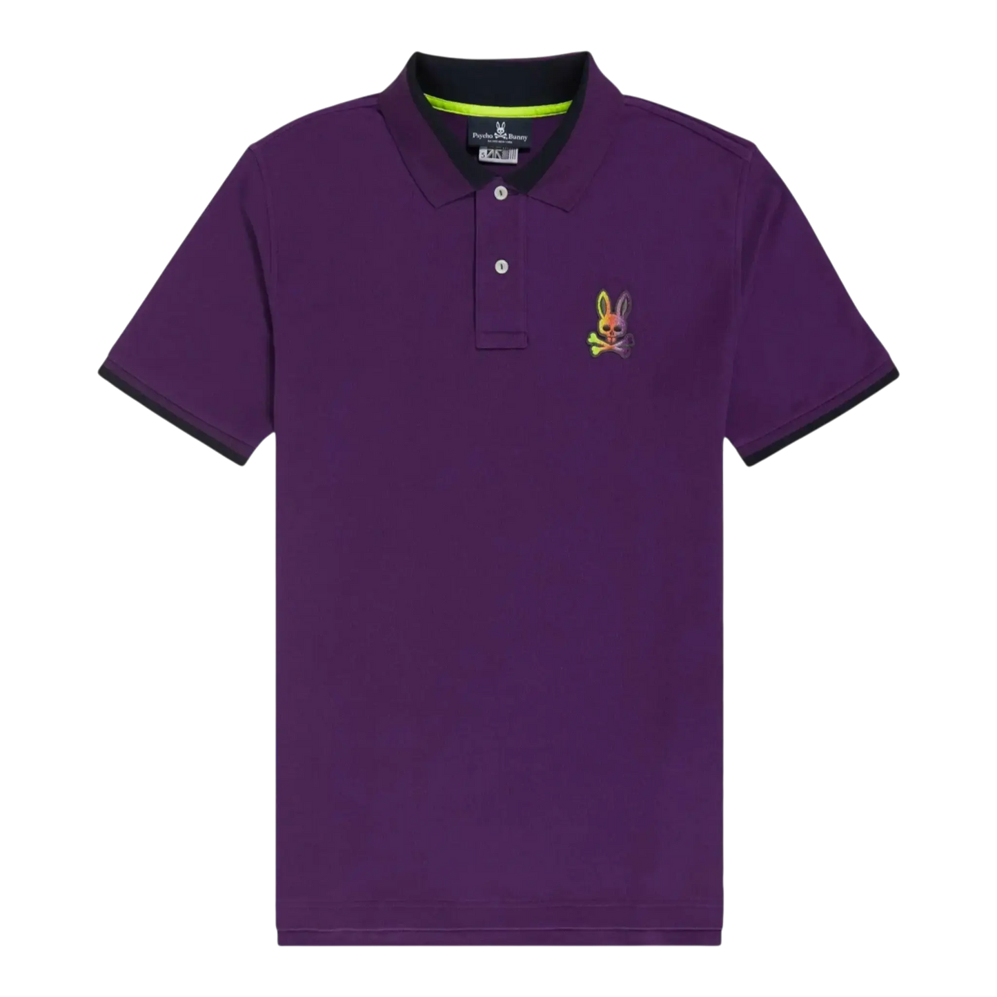 Psycho Bunny Dylan Gradient Kids Polo Shirt Vivid Violet