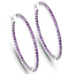 3.00 ct. Genuine Amethyst .925 Sterling Silver Earrings