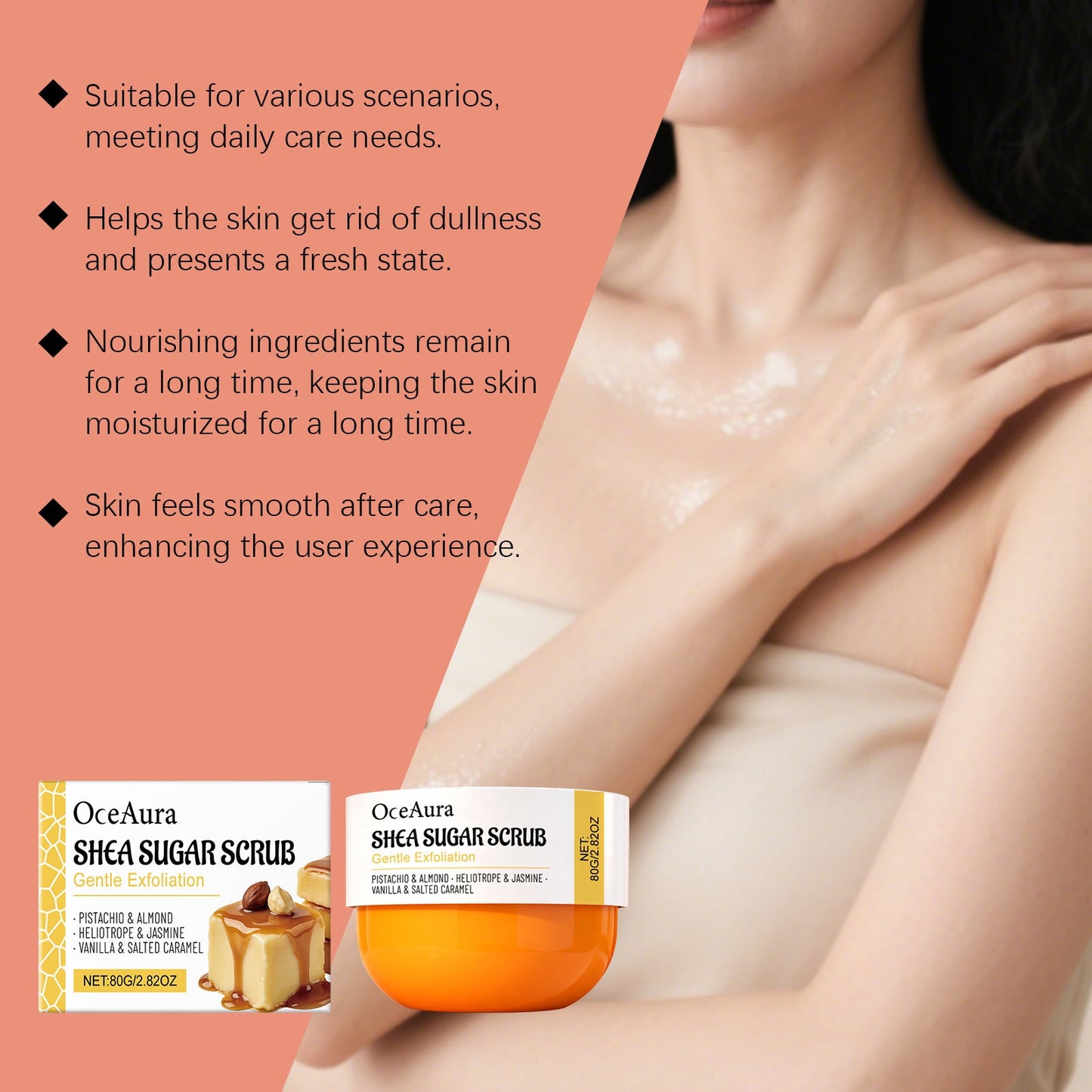 Sugar Body Scrub made with fruit extract