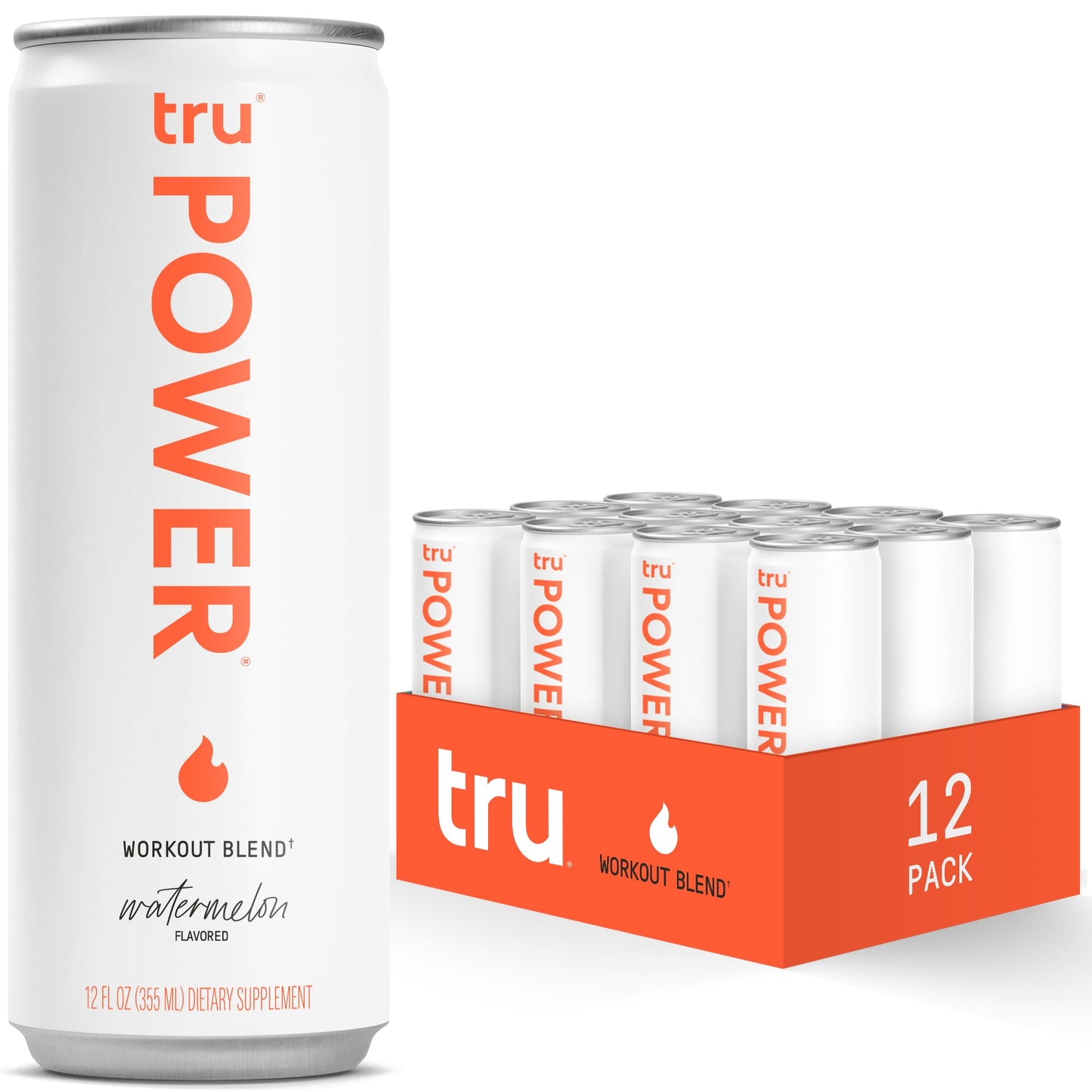 Tru Blend - Rtd Bld Powr Workt Wtrmln - Case Of 12-12 Fz