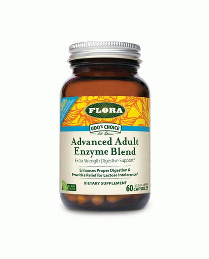 Flora Advanced Adult Enzyme Blend (60 Veggie Capsules)