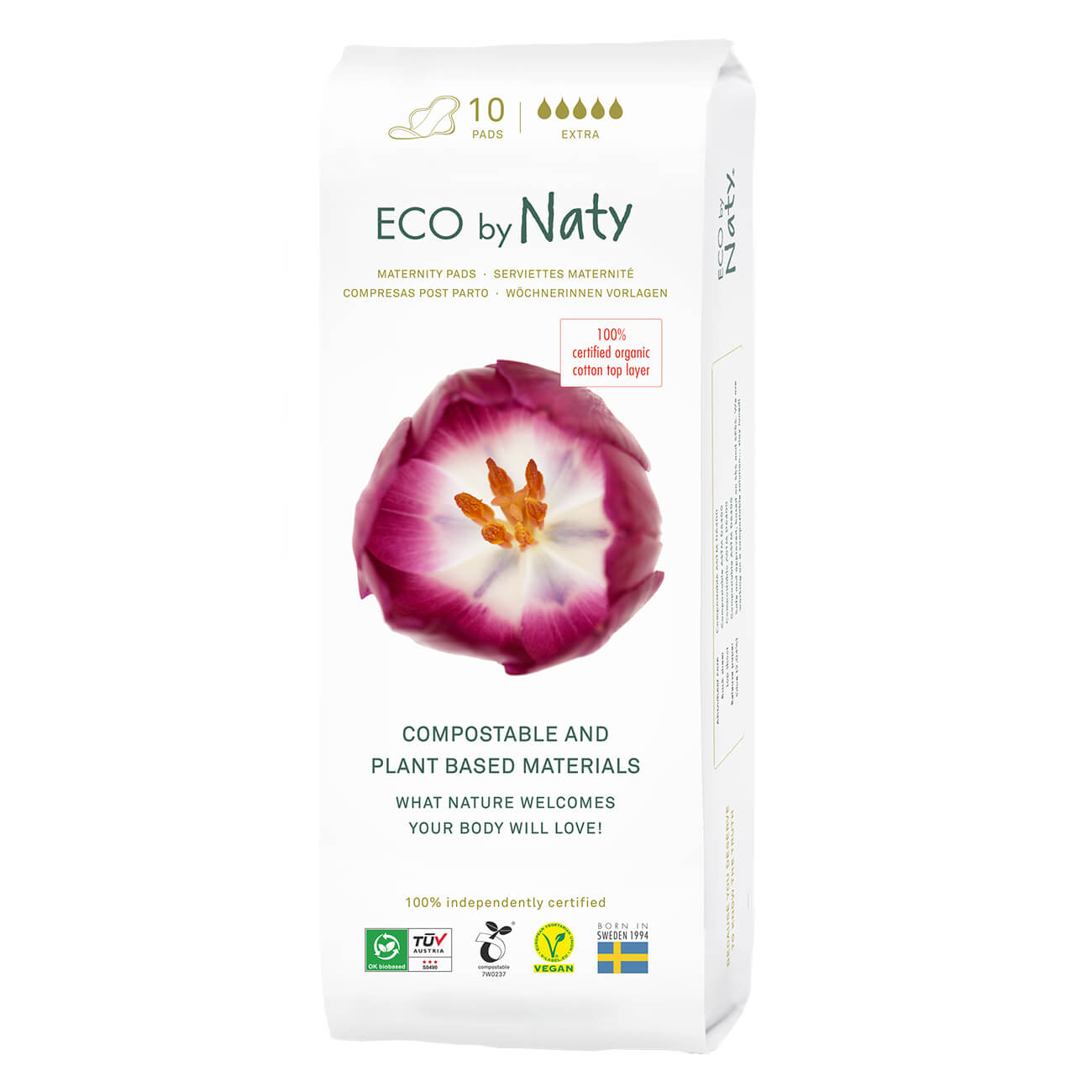 Eco By Naty Maternity Pads (Pack of 120)