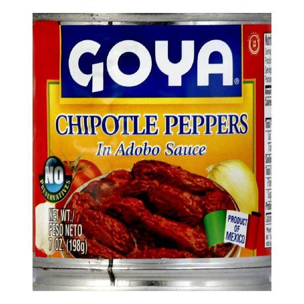 Goya Chipotle Peppers in Adobo Sauce (Pack of 12, 7 oz Jars)