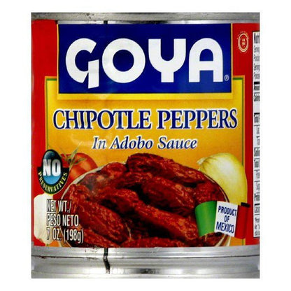 Goya Chipotle Peppers in Adobo Sauce (Pack of 12, 7 oz Jars)