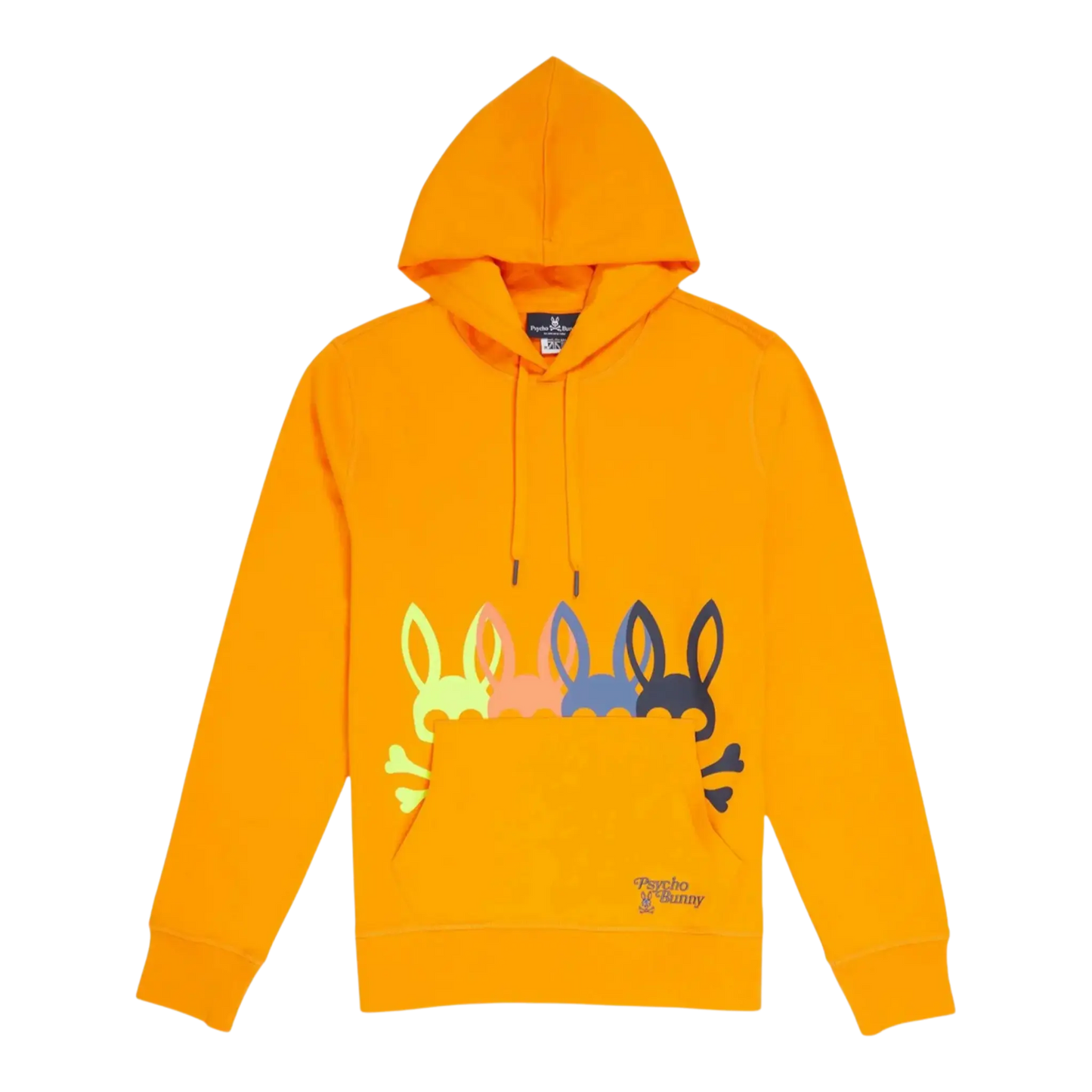 Psycho Bunny Lafayette Pullover Men Hoodie Yukon Gold