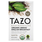 Tazo Tea Awake English Breakfast Black Tea, 16 Tea Bags (Pack of 6)