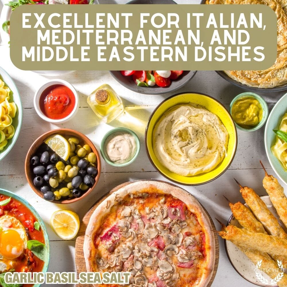 Garlic Basil Sea Salt