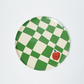 Little Chef Checkered Party Plates (9 Inch, 12 Count) | Kids Cooking Birthday Party Supplies | Colorful Checkerboard Paper Plates