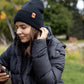 HAAKWEAR Traditional Midnight Black Beanie | Classic Cuffed Knit Hat | Made in USA