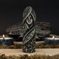 Hand-Carved Eir Figurine – 14 cm (5.7 inches) Wooden Norse Goddess of Healing Statue