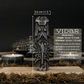 Hand-Carved Vidar Figurine – 14 cm (5.7 inches) Wooden Norse God of Vengeance Statue