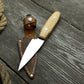 Hand-Forged Bushcraft Knife, 10 cm (3.94 inches)