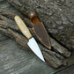 Hand-Forged Bushcraft Knife, 10 cm (3.94 inches)