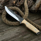 Hand-Forged Bushcraft Knife, 12 cm (4.72 inches)