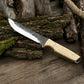 Hand-Forged Bushcraft Knife, 12 cm (4.72 inches)
