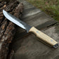 Hand-Forged Bushcraft Knife, 12 cm (4.72 inches)