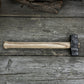 Hand-Forged Double Blacksmith's Hammer, 1 kg (2.2 lbs)