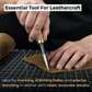Hand-Forged Leather Awl