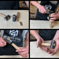 Hand-Forged Leather Hammer, 500 g (17.6 oz)