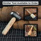Hand-Forged Leather Hammer, 500 g (17.6 oz)