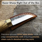 Hand-Forged Roughing Knife, Blade 5 cm (1.97 inches)