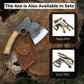 Hand-Forged Small Camping Axe with Curved Handle, 0.52 kg (1.15 Ibs)