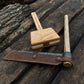 Splitting Froe with Wooden Mallet