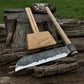 Splitting Froe with Wooden Mallet