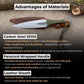 Hand-Forged Throwing Knife – 23 cm (9 in) with Leather Belt Sheath