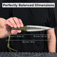 Hand-Forged Throwing Knife – 23 cm (9 in) with Leather Belt Sheath