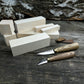 Hand-Forged Wood Carving Tool Set with Wooden Blanks WS8
