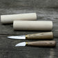 Hand-Forged Wood Carving Tool Set with Wooden Blanks WS9