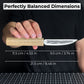 Hand-Forged Yakut Knife with Leather Sheath, 9.5 cm (3.74 inches)