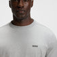 Boss Green Contrast Logo Tee - Grey