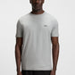 Boss Green Contrast Logo Tee - Grey