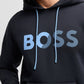 Boss Soody Tape Logo Hoodie - Navy